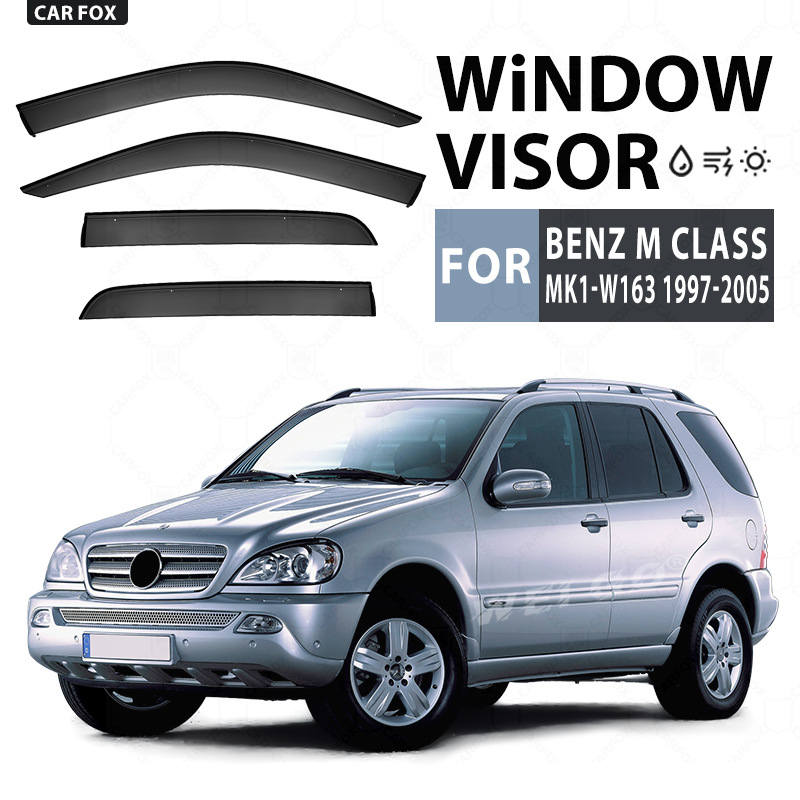 Suitable for Mercedes-Benz M-Class ML Window rain shield M Class W164 W166 Window visor