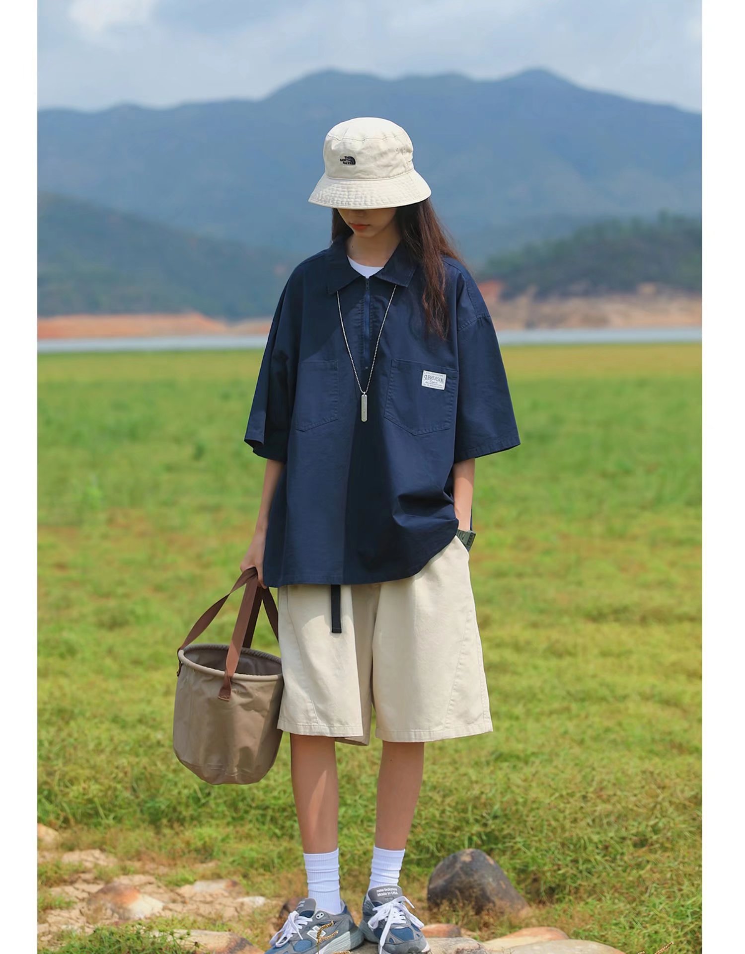 Camiseta POLO para hombre, solapa, camiseta de manga corta, moda, gris simple, ropa superior, ropa de verano, ropa de hombre, media manga suelta de verano