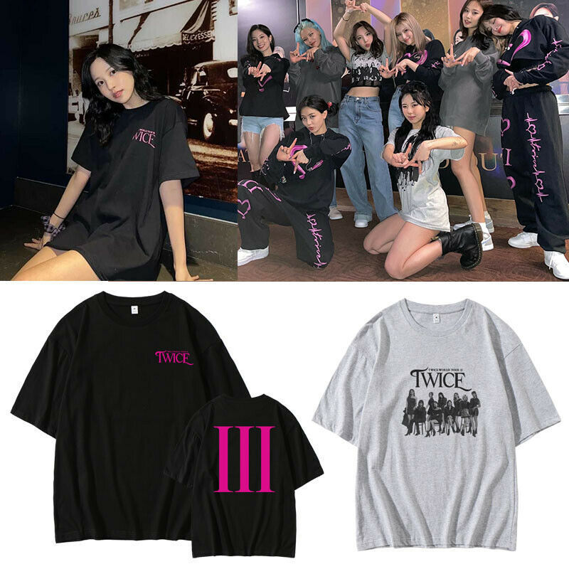 TWICE 4th World Tour III concert T -shirt products Korean pop music…