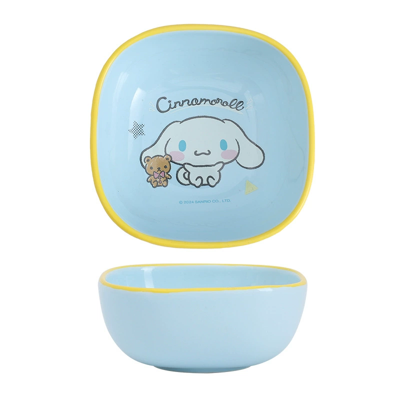 Детская чаша с персонажами Sanrio (Hello Kitty и др.), 9×9×4,2 см, 4 цвета
