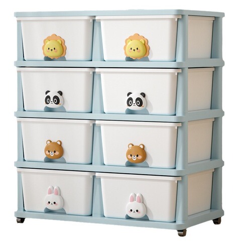 Storage Cabinet Drawer Style Toy Snack Cabinet Household Organizer Storage Cabinet Children's Clothing Storage Box Bedside Cabinet