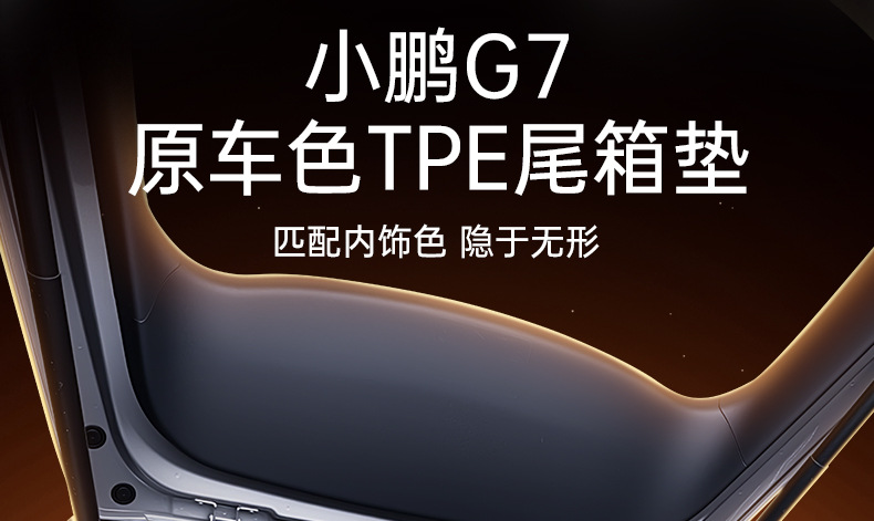Suitable for Xpeng G7 Trunk Mat Tpe25 New Car Trunk Mat Interior Modification Decorative Accessories Foot Mat Supplies