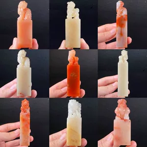 Shoushan Stone Laos Hibiscus Stone Conged Conting Butte Head Head Beast Beast Chengxiang готовый продукт Идол