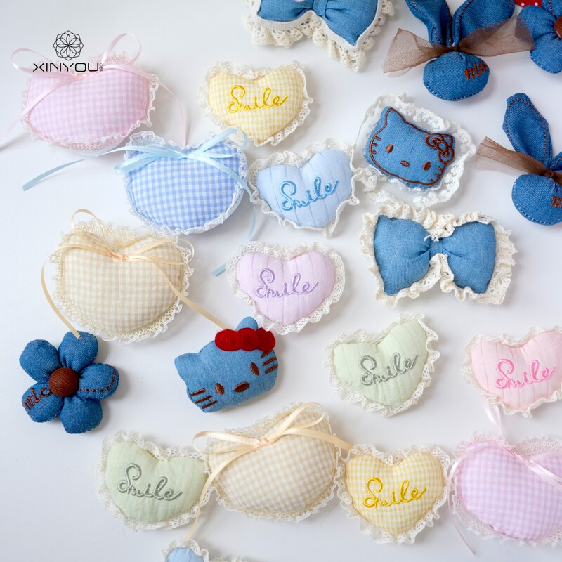 Xinyou Children's Day Decorative Flower Gift Box DIY Materials Holiday Fabric Decoration Cute Denim Supplies Xinyou Children's Day Decorative Flower Gift Box DIY Materials Holiday Fabric Decoration Cute Denim Supplies
