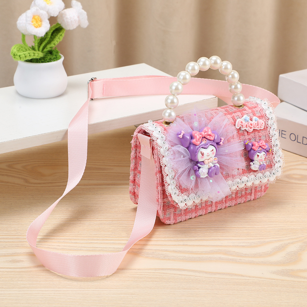 Bolso de cambio para niños, bolso de hombro, bolso de hombro para niñas, bolso de cintura de princesa fragante, bolso infantil