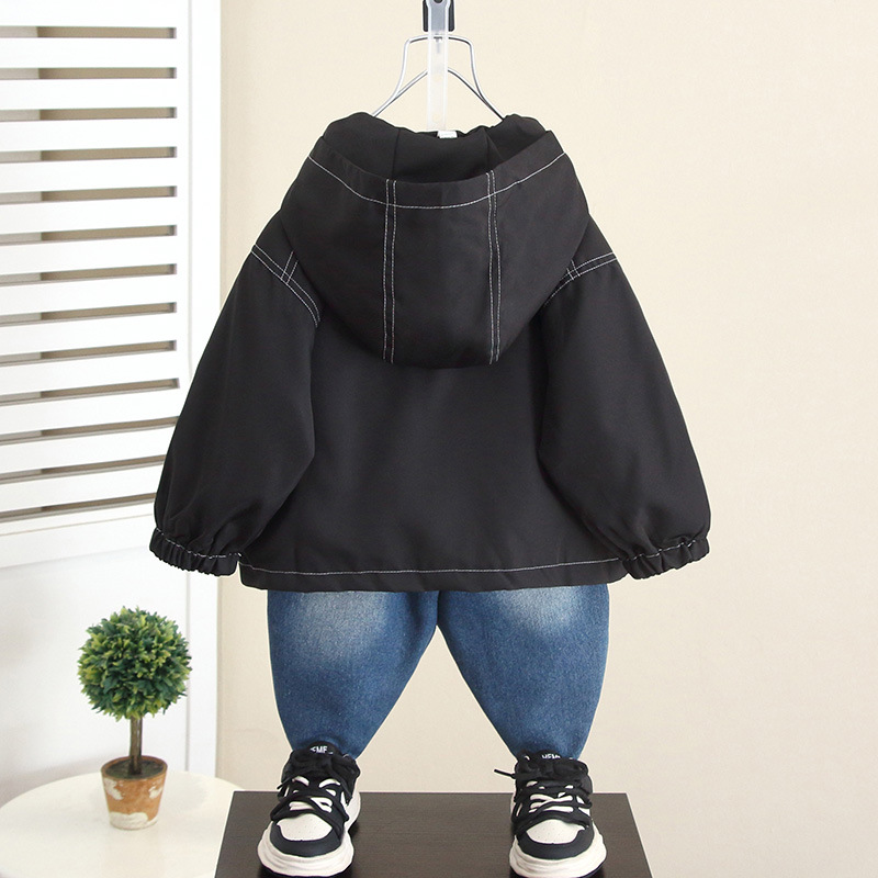 6067 ropa para niños chaquetas guapas chaquetas de primavera y otoño para niños 2024 nueva chaqueta de otoño para bebés marea