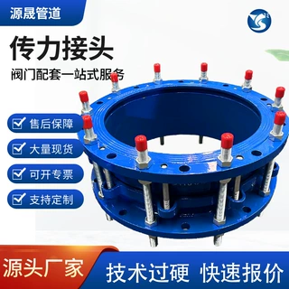 SSJB压盖伸缩接头球墨铸铁传力伸缩节AY型松套传力法兰