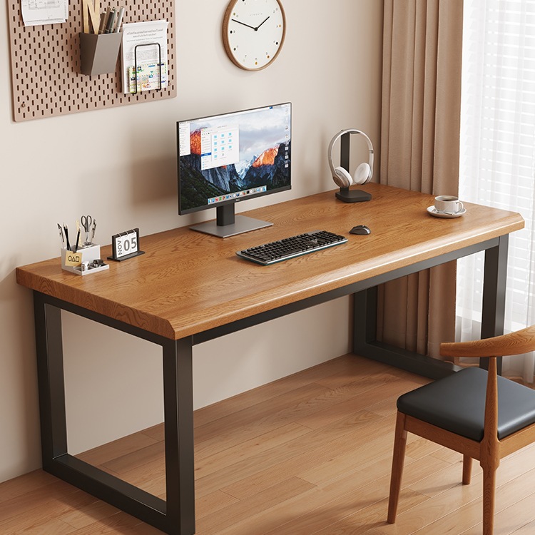 Solid Wood Computer Desk Desktop Desk Student Home Study Table E-Sports Table Rectangular Table Office Desk Tω
