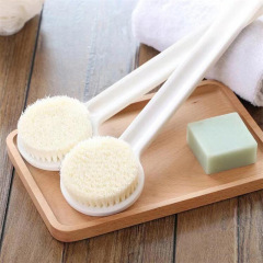 バスこすり、背中こすりタオル、大人用バスブラシ、バス用品、バスブラシ、泥こすり、長柄柔らか毛バスボール