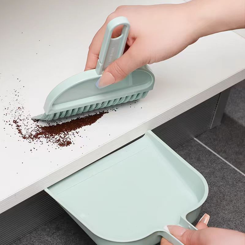 一体型ミニ組み合わせ小学生ほうきちりとりセット卓上掃除用柔らかい毛のベッド掃除ブラシ窓辺ブラシ|undefined
