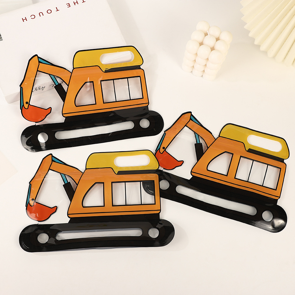 玩具汽车自封袋礼品袋手提首饰零食礼物自封包装袋儿童节生日自封