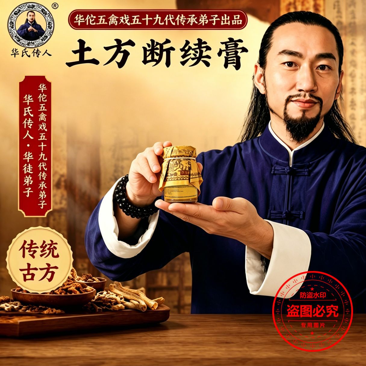 Duan Xu Gao External Herbal Massage Balm with Mugwort for Neck Shoulder Back and Legs 30ml overview