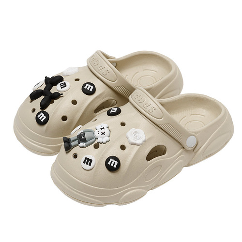 Suitable for Crocs cross accessories diy removable decorative accessories Sesame Street cartoon shoe flower three-dimensional shoe buckle