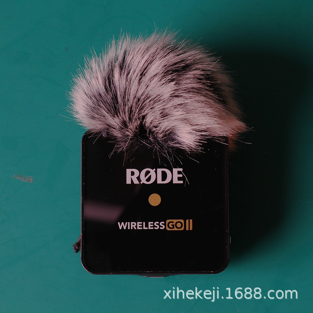 适用罗德二代 WIRELESS II无线收音降噪直播麦防风毛绒降噪咪罩