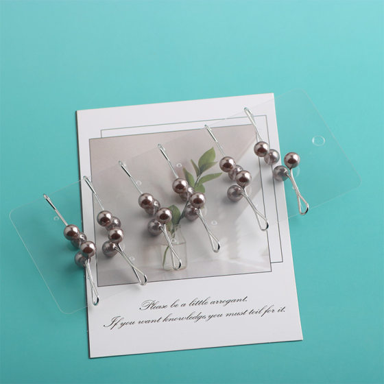 Cross-Border Exclusive Pearl Clip Brooch Jewelry Convenient to Wear U-Shaped Clip Simple Fashion Clothing Women's Accessories Decoration