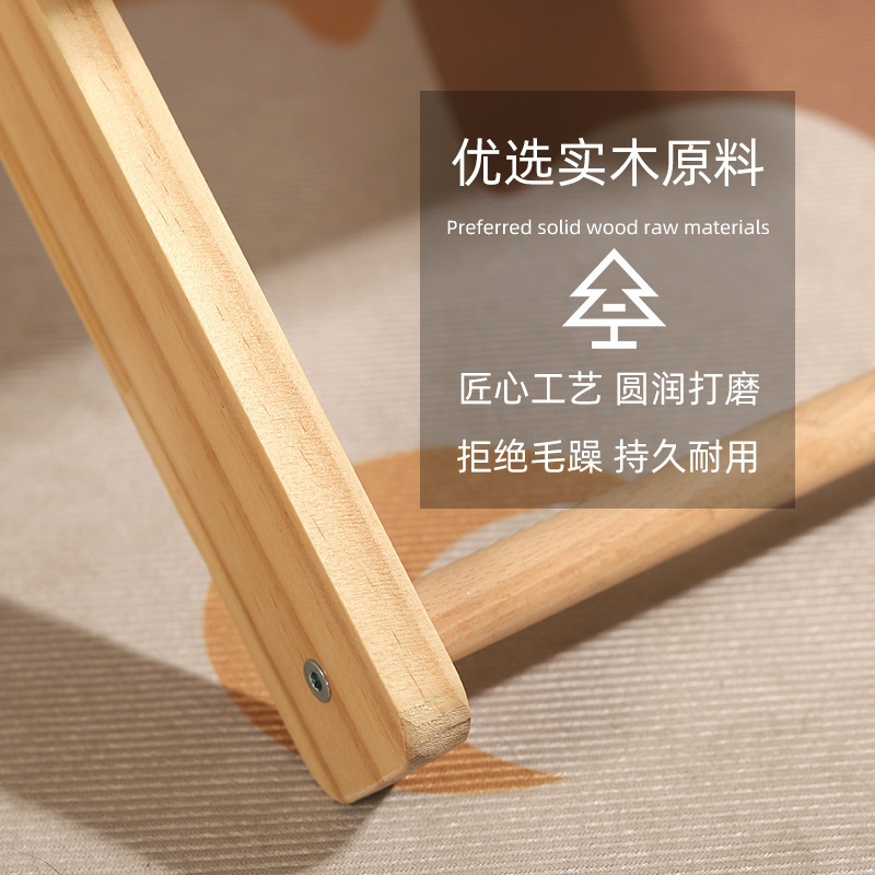 Suministros para mascotas Amazon nuevo sofá para mascotas silla resistente a los arañazos sisal gato cama de madera maciza ajustable gato reclinable