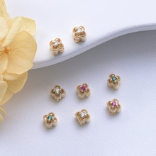 ��ɫ14K�������~�ݸ����U�ջ�߅΢育�ɫ�ʯ�ִ�����diy�������