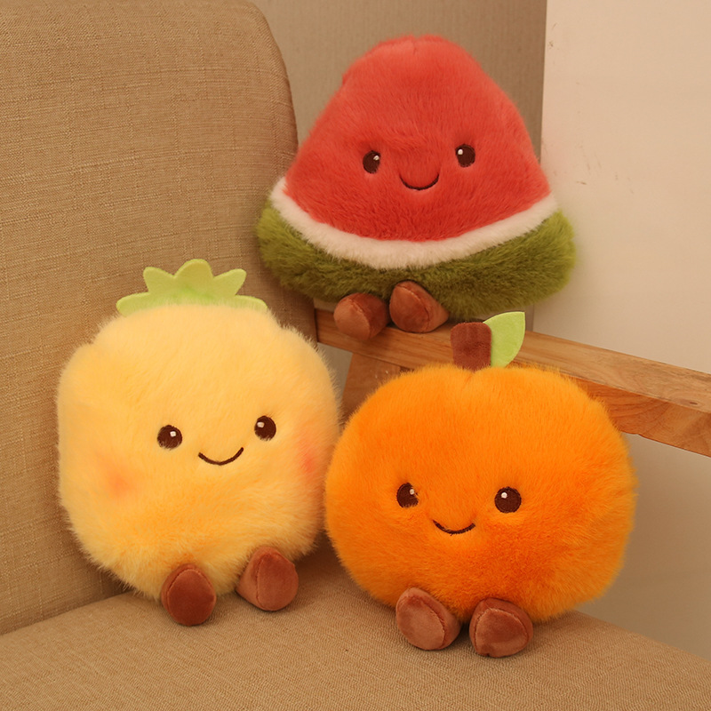 Cute and Fun Golden Mink Fruit Series Soft Plush Toy Doll Cute Birthday Gift Grabber