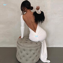 Solid backs pleated slim fitting dress ¶���ް������B��ȹ