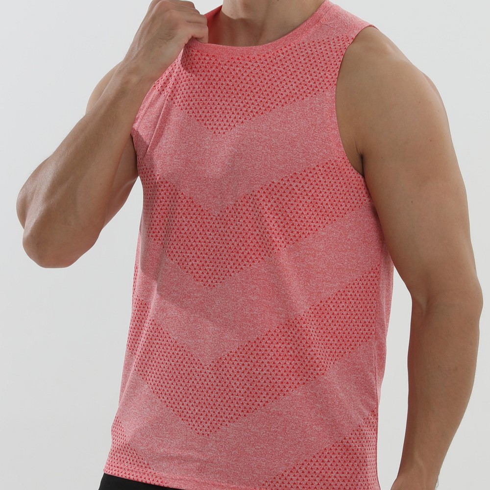 Chalecos de secado rápido para hombres transfronterizos estampados baloncesto de verano corriendo Fitness elasticidad transpirable chalecos de maratón para hombres image 4
