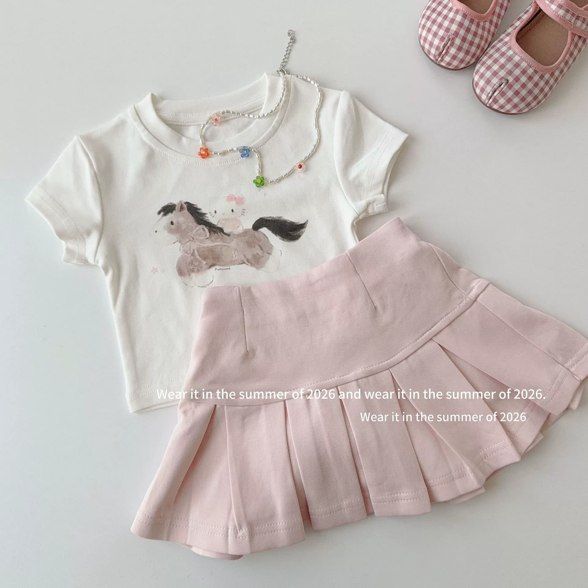 Летняя мультяшная футболка с коротким рукавом в корейском стиле oversize