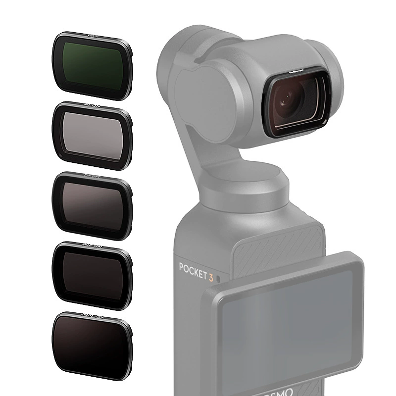 Амай / Фильтр для объектива DJI Pocket3, магнитный CPL поляризатор + ND светофильтр, аксессуары