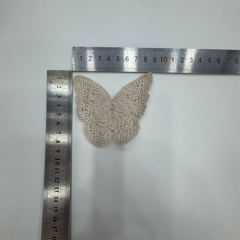 厂家批发 刺绣花边服装辅料DIY布贴机织仿手钩粗棉服饰服装辅料|undefined