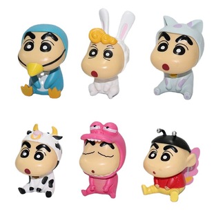 6 crayon small new doll hand-made model crayon small new animal COS doll machine twisted egg car cake ornaments