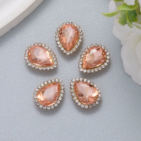 Water Drop Peach (1 pack of 50 pieces)
