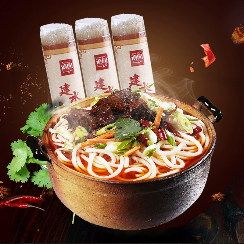 Юньнань специальность рисовая лапша 500 г рисовая лапша с поперечным мостом аутентичная Цзяньшуй сухая рисовая лапша грубая рисовая лапша кислый и горячий порошок оптовиков