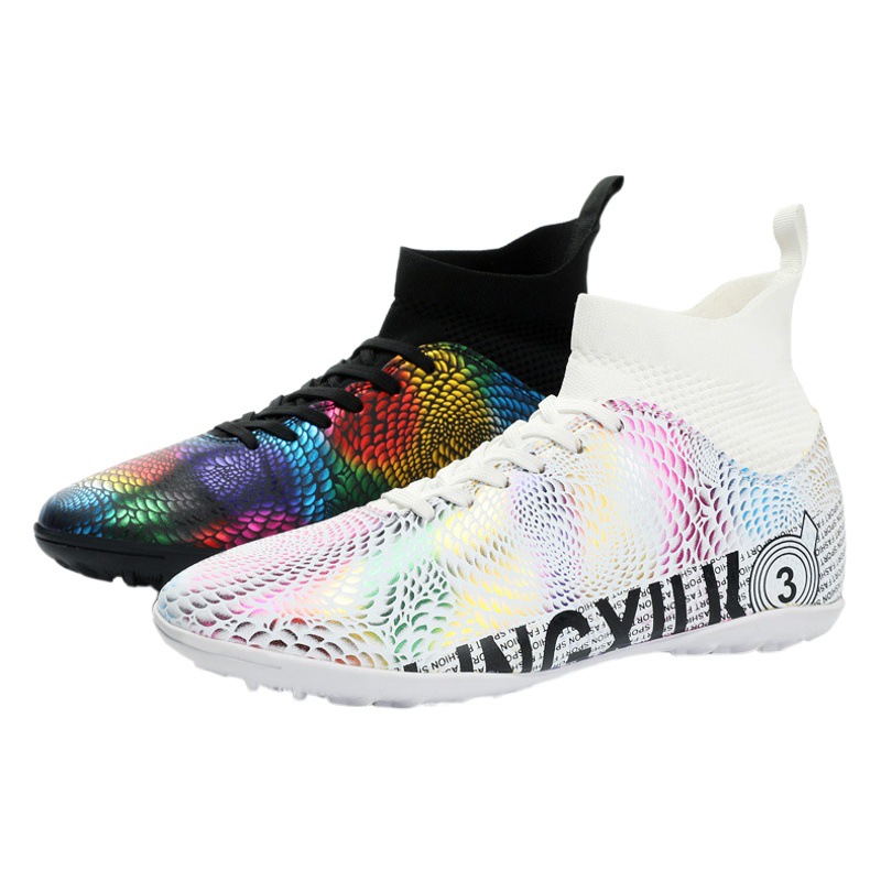 Transfronterizo 31-48 tamaño C Luo zapatos de fútbol de uñas largas y cortas zapatos de competición para estudiantes adultos de alto rendimiento entrenamiento zapatos de fútbol