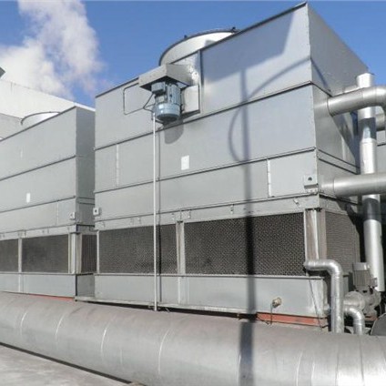 100吨逆流封闭式冷却塔凭借水循环散热安装便捷厂家售后无忧