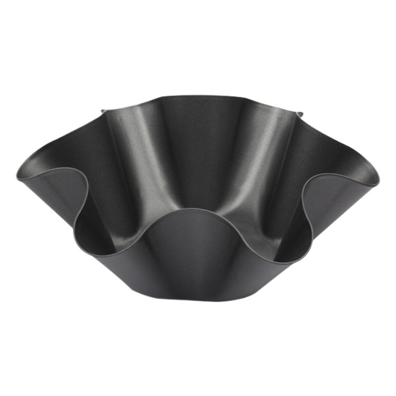 Sartén para hornear en forma de flor pan antiadherente tostada molde para hornear antiadherente acero al carbono tazón para hornear en forma de flor herramientas de cocina creativas