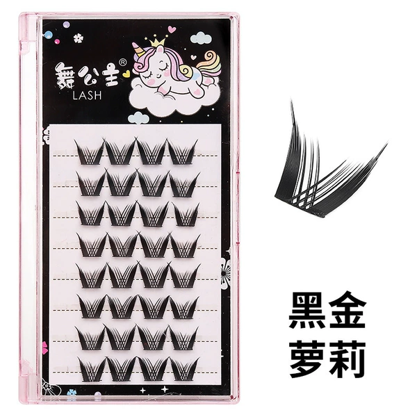 8 Dance Princess Black Gold Loli non -gum -free
