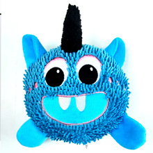 狗狗玩具互动怪叫发声拖把绒独角兽宠物毛绒玩偶金毛柯基泰迪比熊