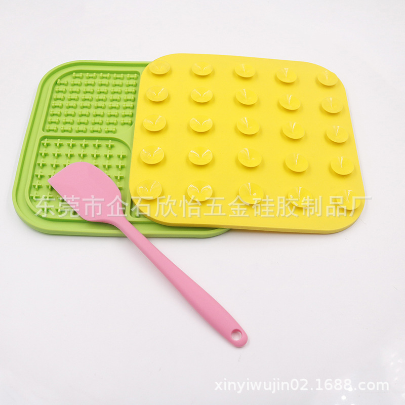 Plato de Silicona con Ventosa para Mascotas, Comedero Lento, Plato para Perros, Plato para Comida, Juguete para Gatos, Bandeja para Comida, Plato para Perros con Diseño Anti-Asfixia