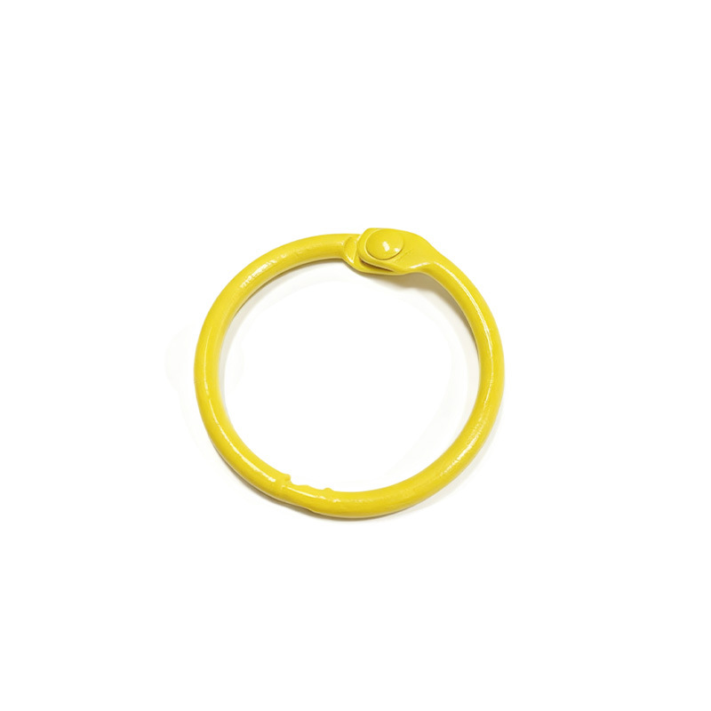 Color macarón 30mm color laqueado anillo de encuadernación anillo de encuadernación calendario de escritorio anillo de encuadernación DIY