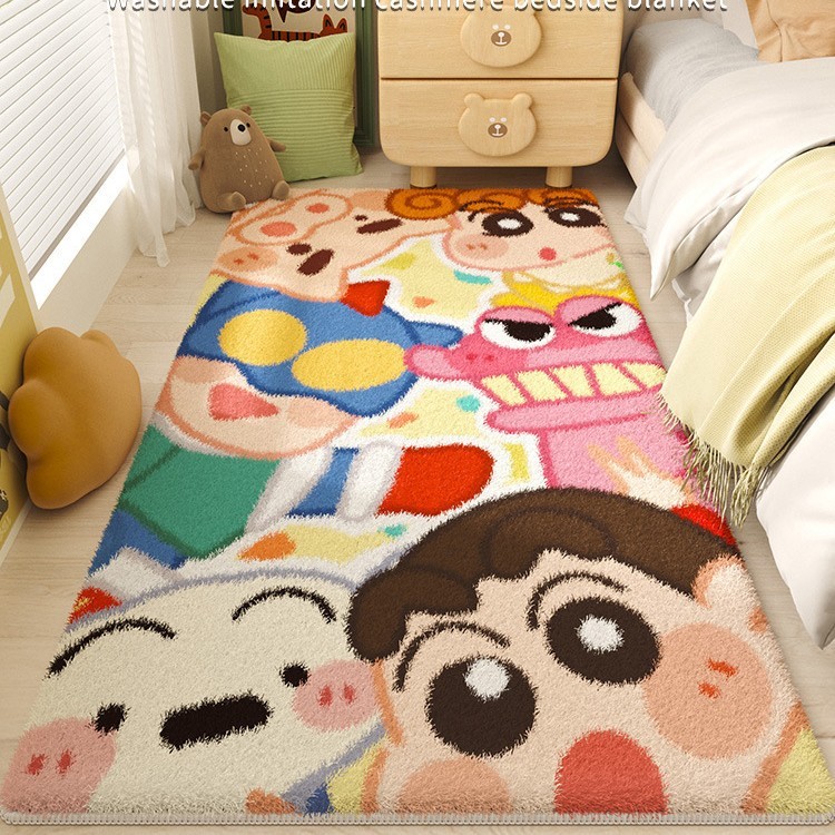 アニメカーペットの寝室は汚れに強くて、ベッドの上のじゅうたんはカシミヤの窓マットのようです。|undefined