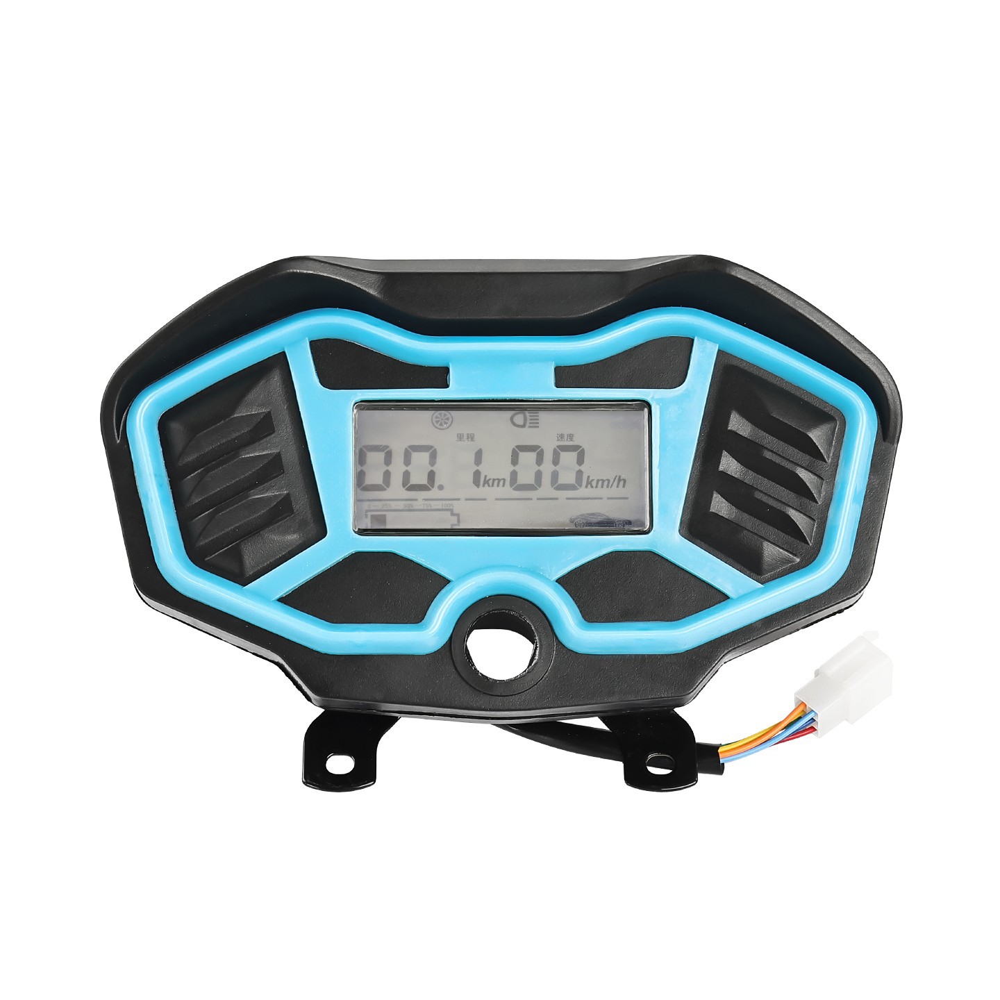 Meizu instrumento triciclo eléctrico medidor digital LCD 48v pantalla 60v medidor eléctrico 72v medidor de velocidad universal