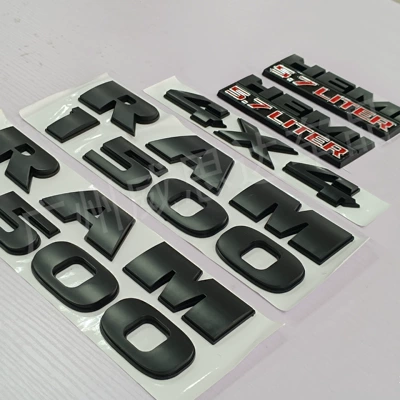 Body sticker RAM 4x 4 labeling
