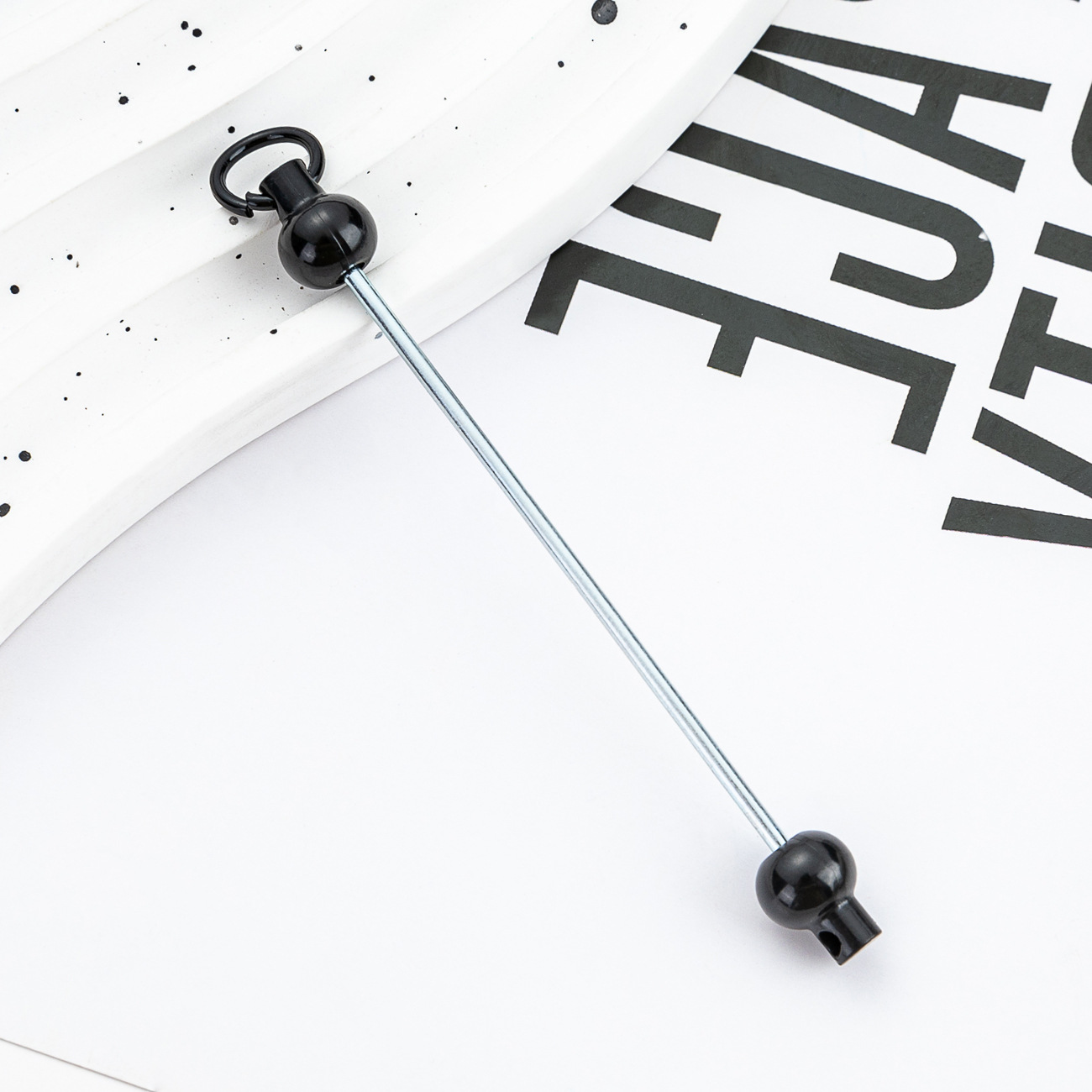 Nuevo DIY de cuentas hechas a mano bastón de cuentas creativo llavero de cuentas accesorios colgante cremallera decoración de cuentas