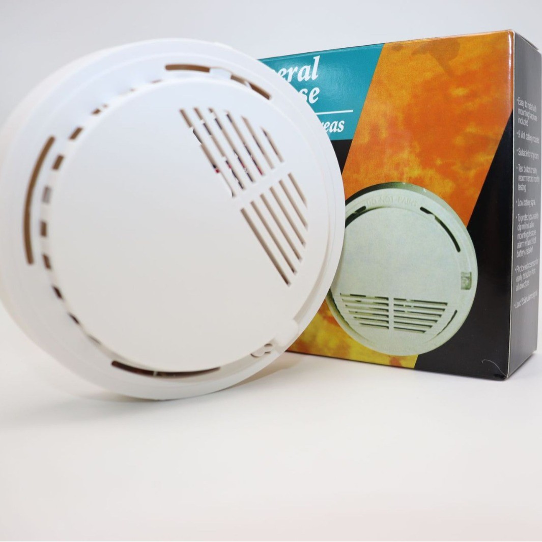 Cross-Border English Smoke Alarm 168 Wireless Independent Smoke Detector for Home Kitchen Fire Protection Smoke Alarm