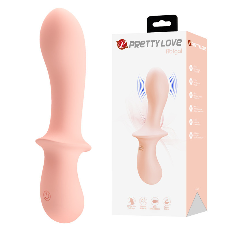 Bacchetta massaggiante in silicone per donna 10 vibrazioni usb_voghion.com