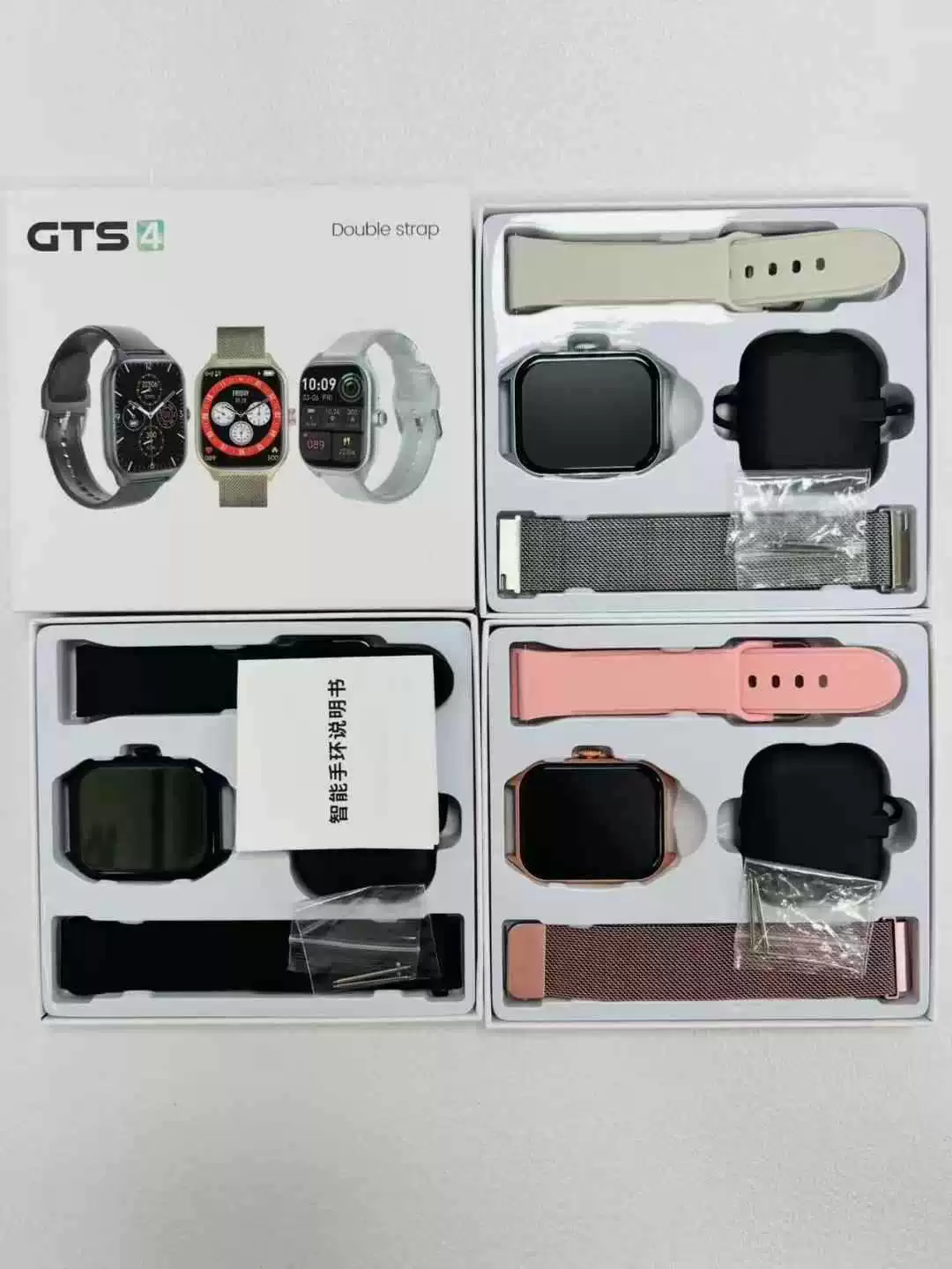 Умные часы GTS4, Bluetooth звонок, сенсорный экран 2.01”, мониторинг сердечного ритма и SpO₂