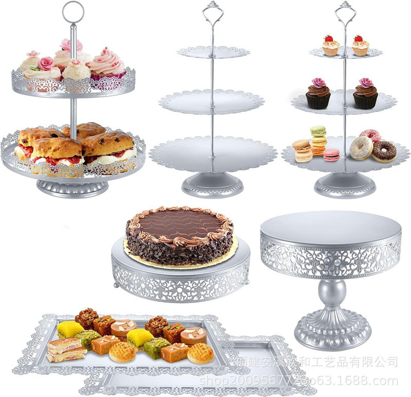 Tabla de postres estante de exhibición estante de pasteles de postre bandeja de pasteles de comida fría estante de mesa de descanso estante de té de la tarde estante de refrigerio