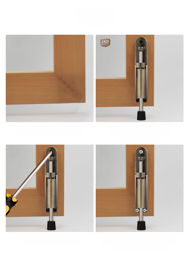 Foot door stop door locator brake door suction invisible anti-collision pedal door stop door touch stop door touch