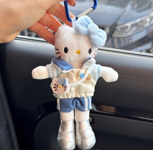 ロングレッグ kt ペンダントコレクションキティぬいぐるみペンダントかわいい kt 猫ラブバックルランドセルペンダントキーホルダーメンズ|undefined