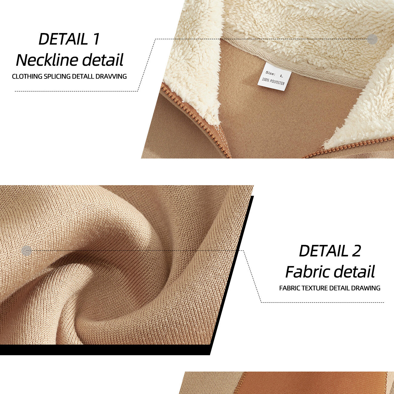 Nuevo transfronterizo europeo y americano semi-cremallera suéter hombre temu otoño y invierno estilo americano cordero cuello bordado con camisa de terciopelo para hombres
