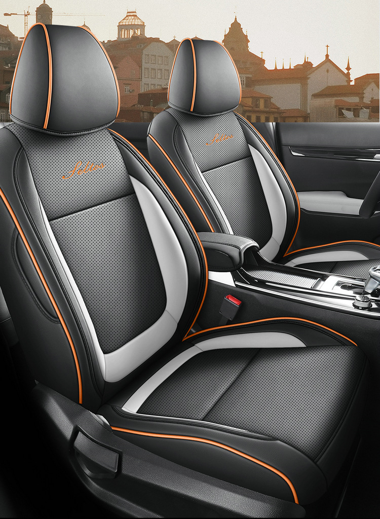 Specially Used for Kia Sethus Seltos Special Seat Cover All-Inclusive Full Leather Car Seat Cushion Four-Season Universal Seat Cover