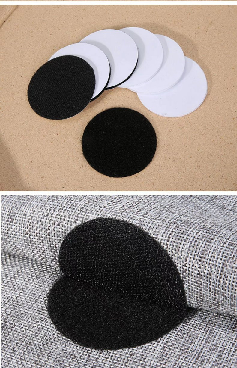 For Vivieton v8s Helmet Bluetooth Headset Velcro Double-sided Adhesive Hard Wheat Base Accessories Bag